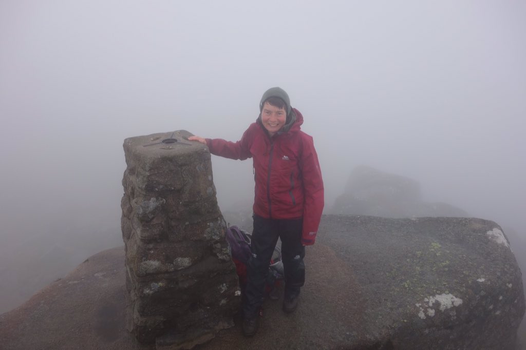 StrachanHazel's tweet image. Lochnagar completed my 100 #Munros in June to raise funds for @ScottishMR I was found near the summit by @HeavyWhalley -a great adventure!