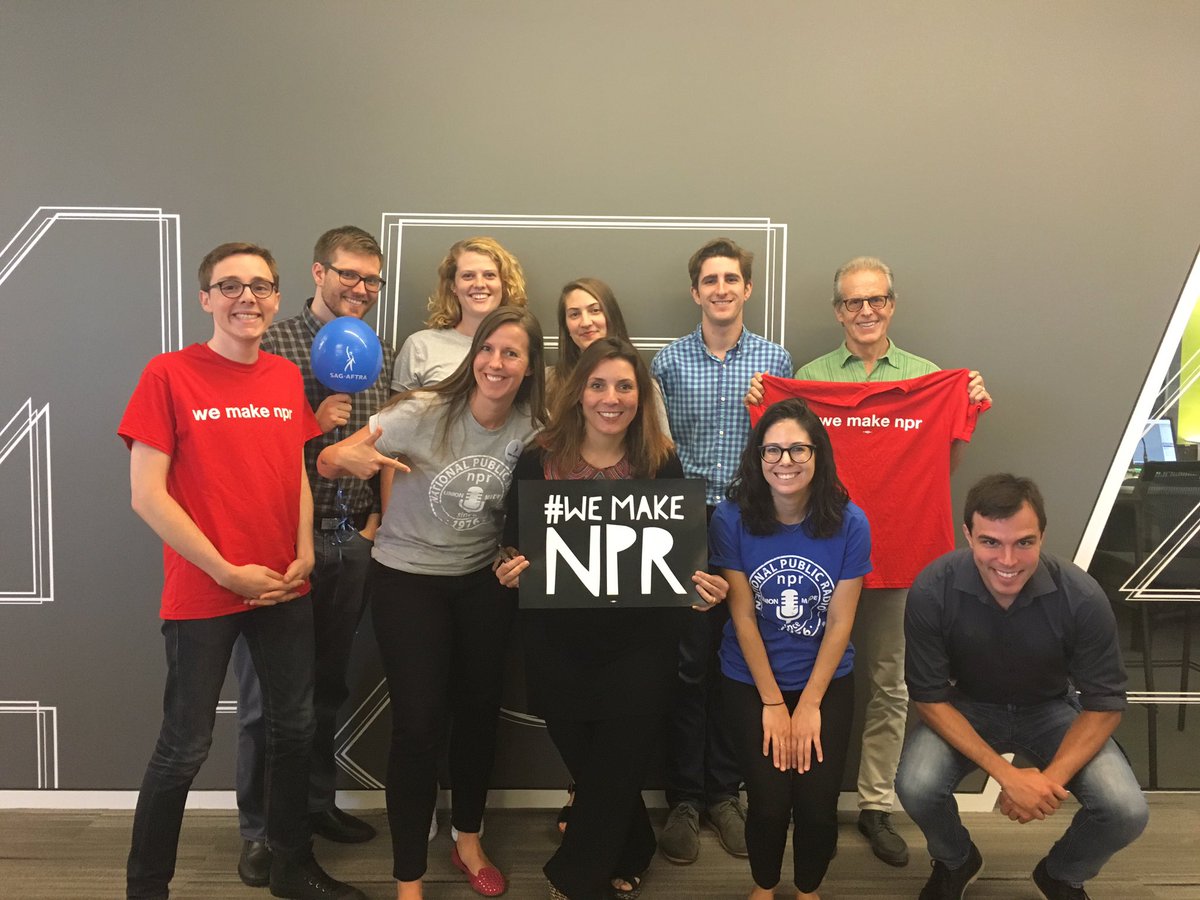 Here are some of the amazing people who bring you <a href="/NPRWeekend/">Weekend Edition</a> #WeMakeNPR #wemakenprtogether