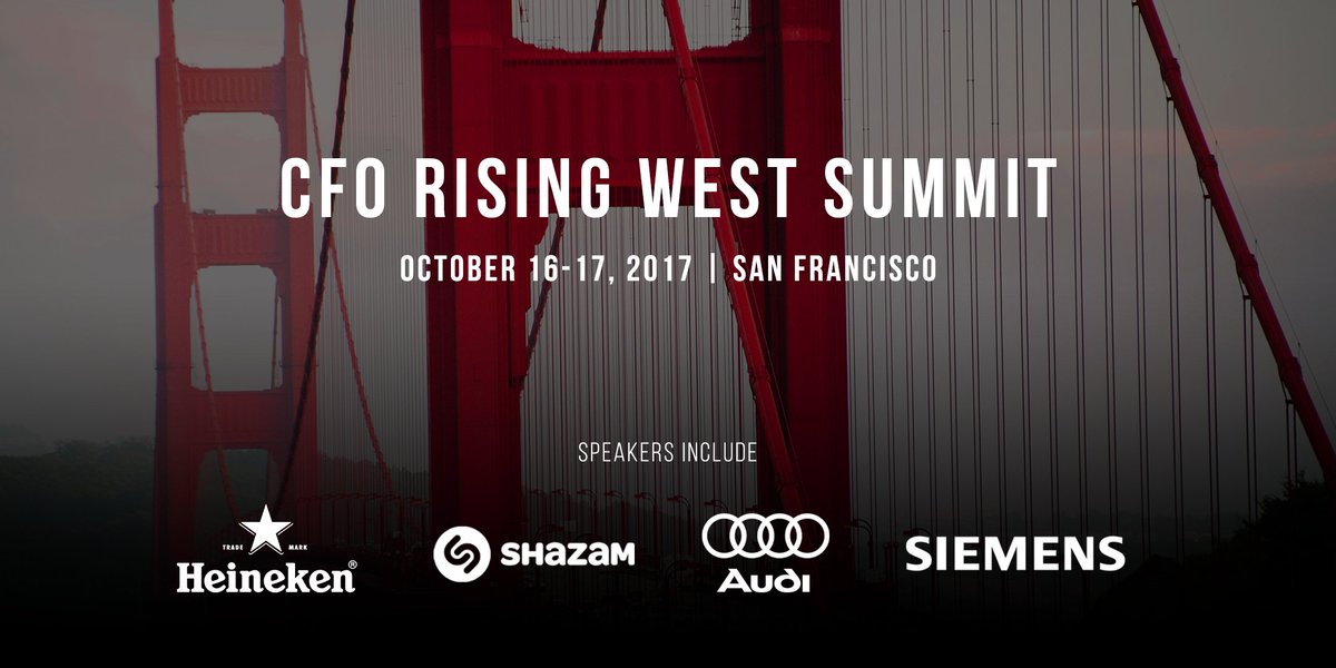 Explore the Evolving Role of the Strategic #CFO at #CFOWest. Meet leaders from <a href="/Siemens/">Siemens</a> <a href="/Shazam/">Shazam</a> &amp; more! buff.ly/2tsb6oA