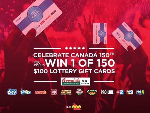 The contest ends tonight at 11:59pm! Enter all your participating ticket numbers at avondalestores.com. Good luck everyone!