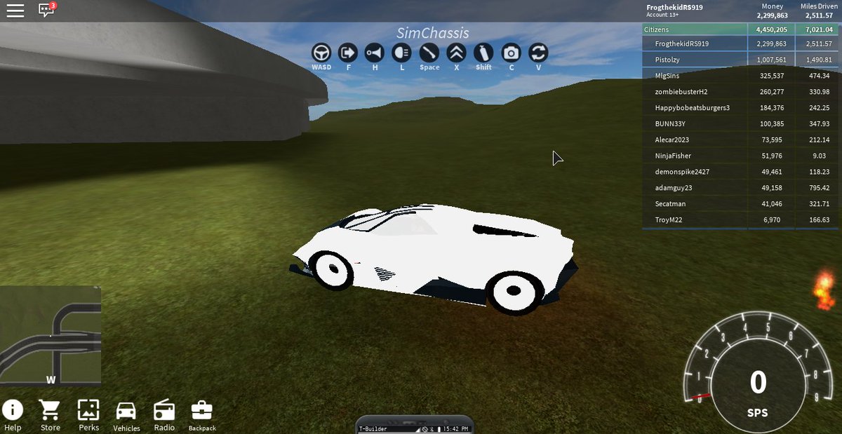 FroggySim's tweet image. road to 18 Mil I predict at least 6 more days of hard grinding on the highway farming @Simbuilder