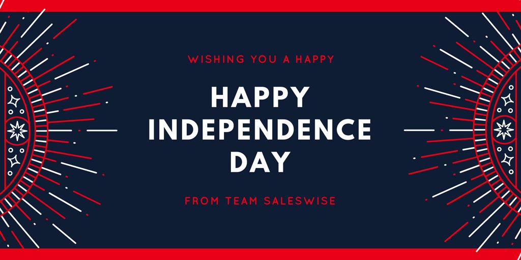 GetSaleswise's tweet photo. Wishing everyone a happy and safe July 4th! https://t.co/mJMr866WG6