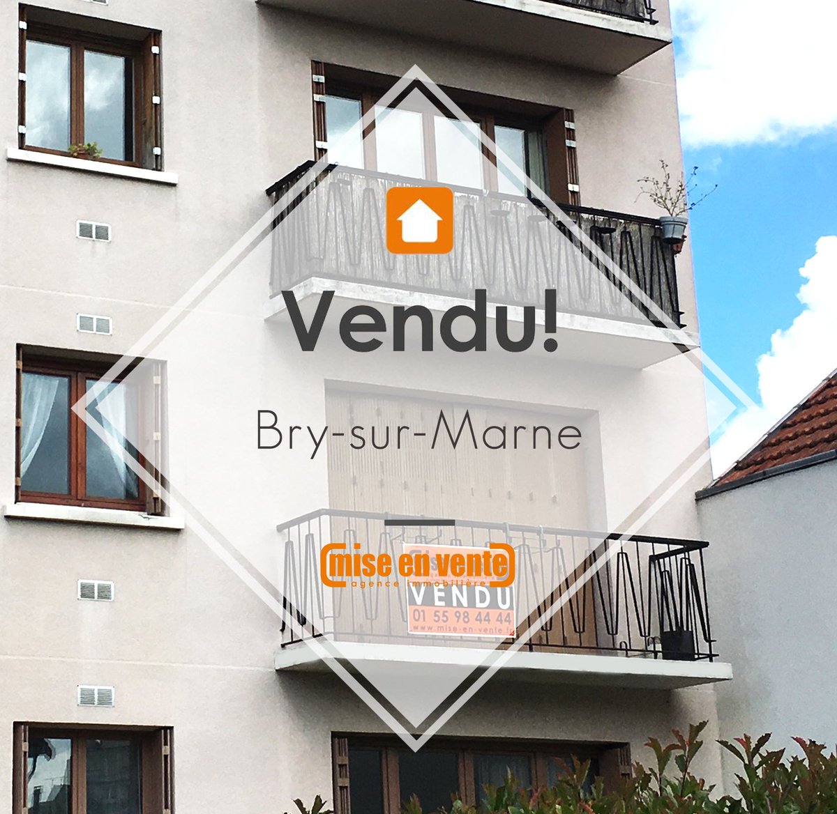 Appartement vendu dans le centre-ville de Bry-sur-Marne. Bravo à Nelly !
#immo #vendu #misenvente #immobilier