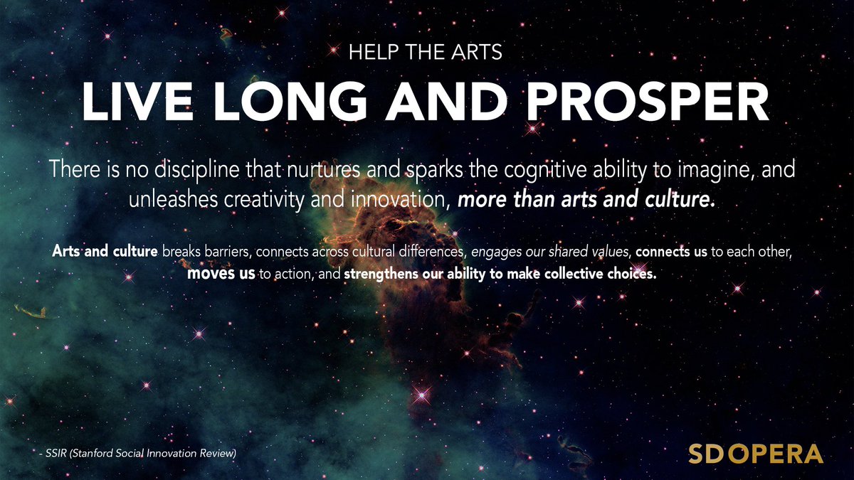 <a href="/JeffBezos/">Jeff Bezos</a> Arts funds have been cut nationwide. The future looks dire but with your help we can all say Yes we Khaaaaaaan #socialmediaday