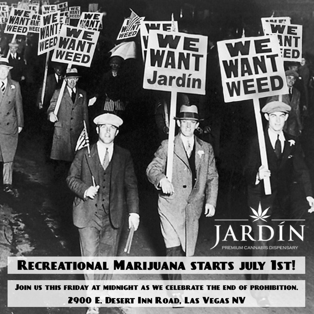 abankier's tweet photo. As of 12:01 am on Saturday, adult use of cannabis will be legal in Nevada. Come visit us. https://t.co/Zof3mdtHU4 https://t.co/DJInLREvP2