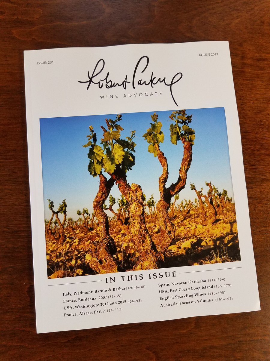 New issue. New format. Looking good <a href="/Wine_Advocate/">Robert Parker Wine Advocate</a>