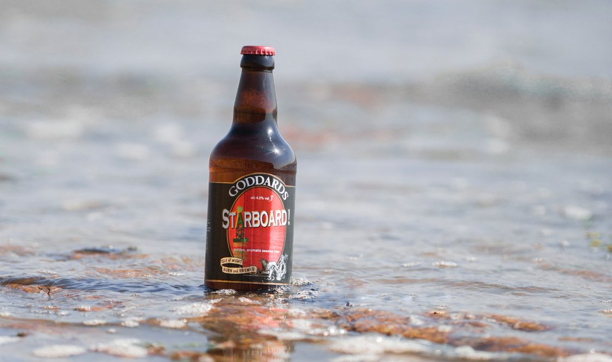 It's warming up again. Here's a our tip for slightly cooling your bottles of Starboard! this weekend. #beer #beach