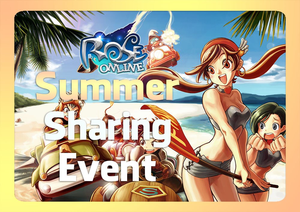 Join the Summer Sharing Event to earn awesome rewards for the whole server!
gleam.io/JBbJJ/rose-onl…