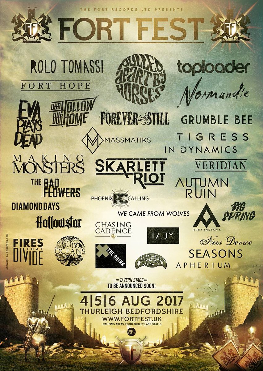 Fort_Fest's tweet image. Looking forward to seeing @toploaderuk close this little beauty in Bedford. Day tickets now available at just £25 fortfest.uk