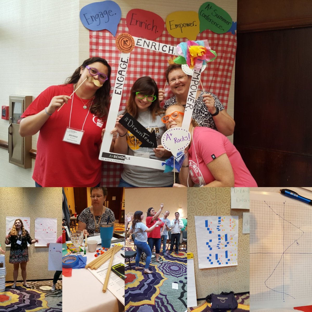 A+ conference in Hickory NC! Engage Encourage Empower! <a href="/NewBridgeBears/">New Bridge Middle</a> @AplusSchoolsNC