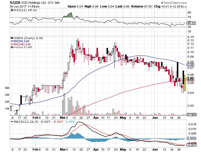 CrusaderStocks's tweet photo. $SGDH Maybe a few more days of cheap prices, if updates come at any time, big things can to happen here! #FridayFeeling #bounce #alert #CGRW https://t.co/xt4ANpafgU