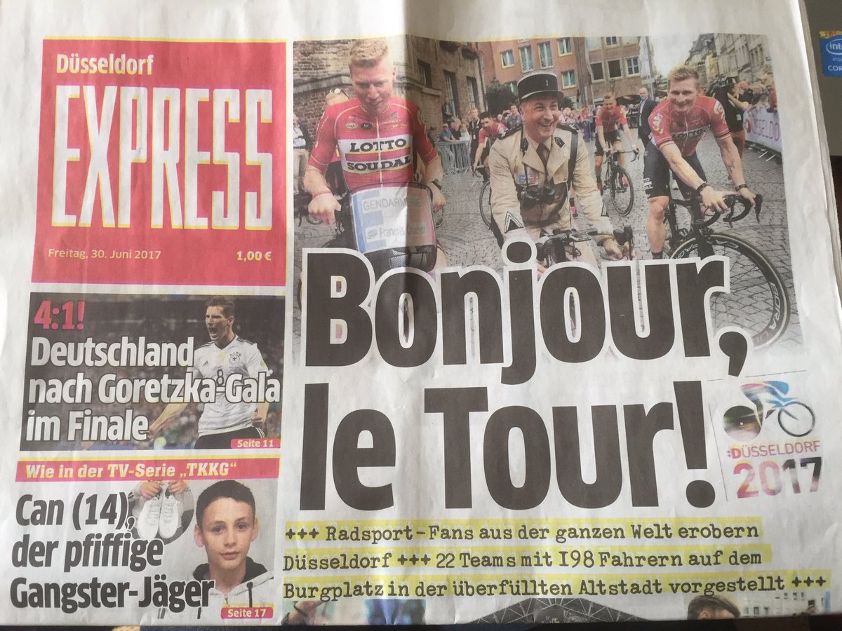 Depart du #tourdefrance2017 demain a duesseldorf