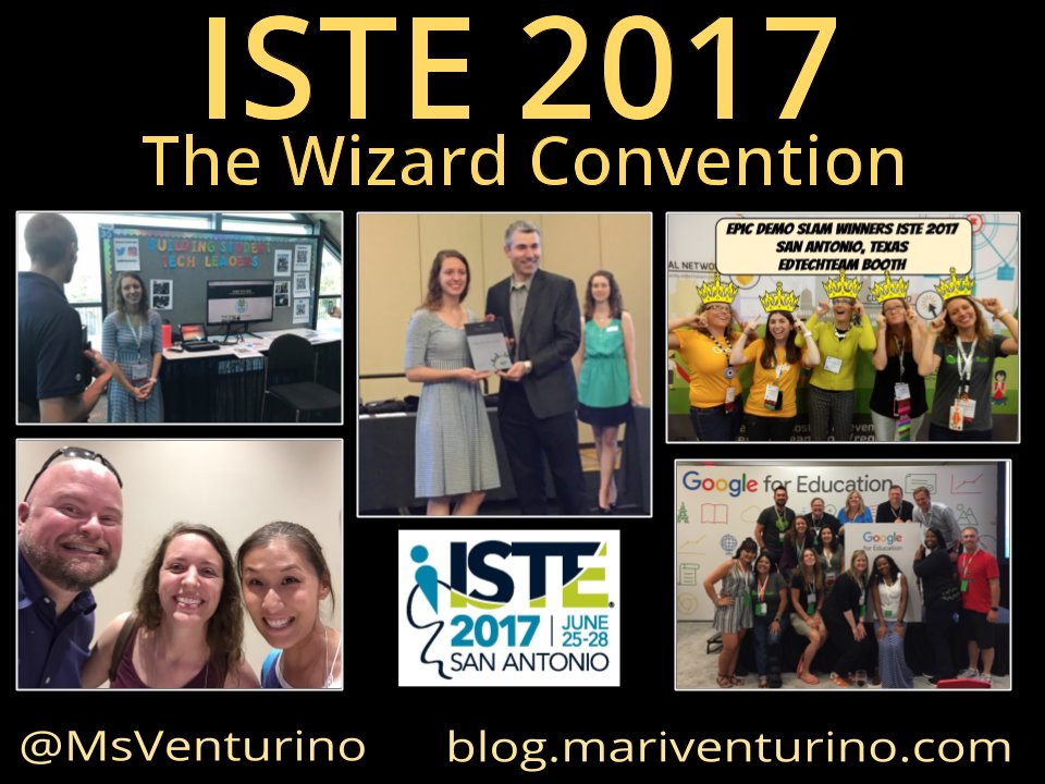 MsVenturino's tweet image. #ISTE17 was a whirlwind of friends, fun, and learning! Love you all! :) blog.mariventurino.com/2017/06/ISTE20… #GoogleEI #COL16 #TeamYoshi