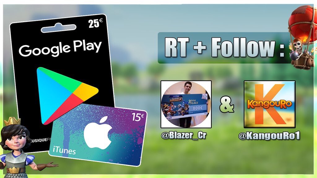 KangouRo1's tweet photo. 🎁New #CONCOURS 🎁

1 carte kdo de 15euros à gagner

RT + follow @Blazer_Cr et @KangouRo1 

🍀Tirage le 14 juillet 2017 à 21h🍀 https://t.co/Mv8sfGUDrD