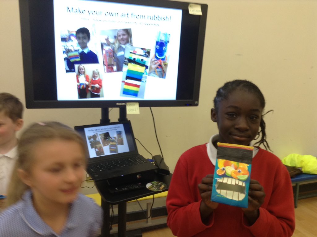 DECLeeds's tweet photo. Well done peer educators @newsfromschool for leading our #upcycling session this week! Great #teaching #creativity #sustainability https://t.co/5sV69K0v32