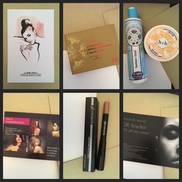 IBeautyBAwards's tweet photo. Goody Bag #ibba17 just fab! @_skinlogic @humanandkind @PeloHairSalon Pelo Haidressing @portobelloInst @gloskinbeauty https://t.co/6sunVjXZvh