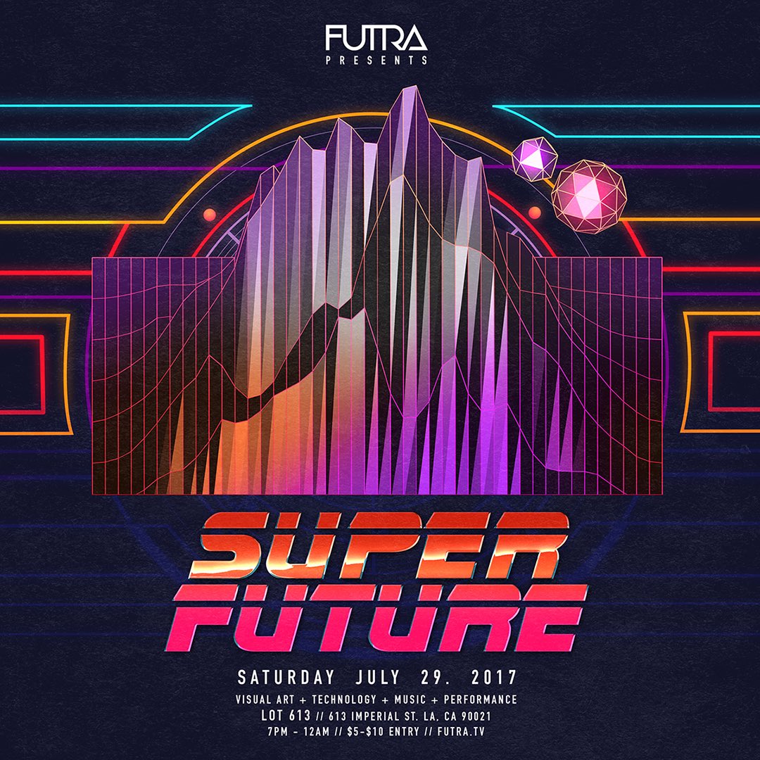 ANNOUNCING☄️SUPER FUTURE ☄️ JULY 29 <a href="/LOT613/">Lot 613</a> multimedia event feat 30+ visual artists, performers, musicians ☄️Futra.tv/Futra-presents…