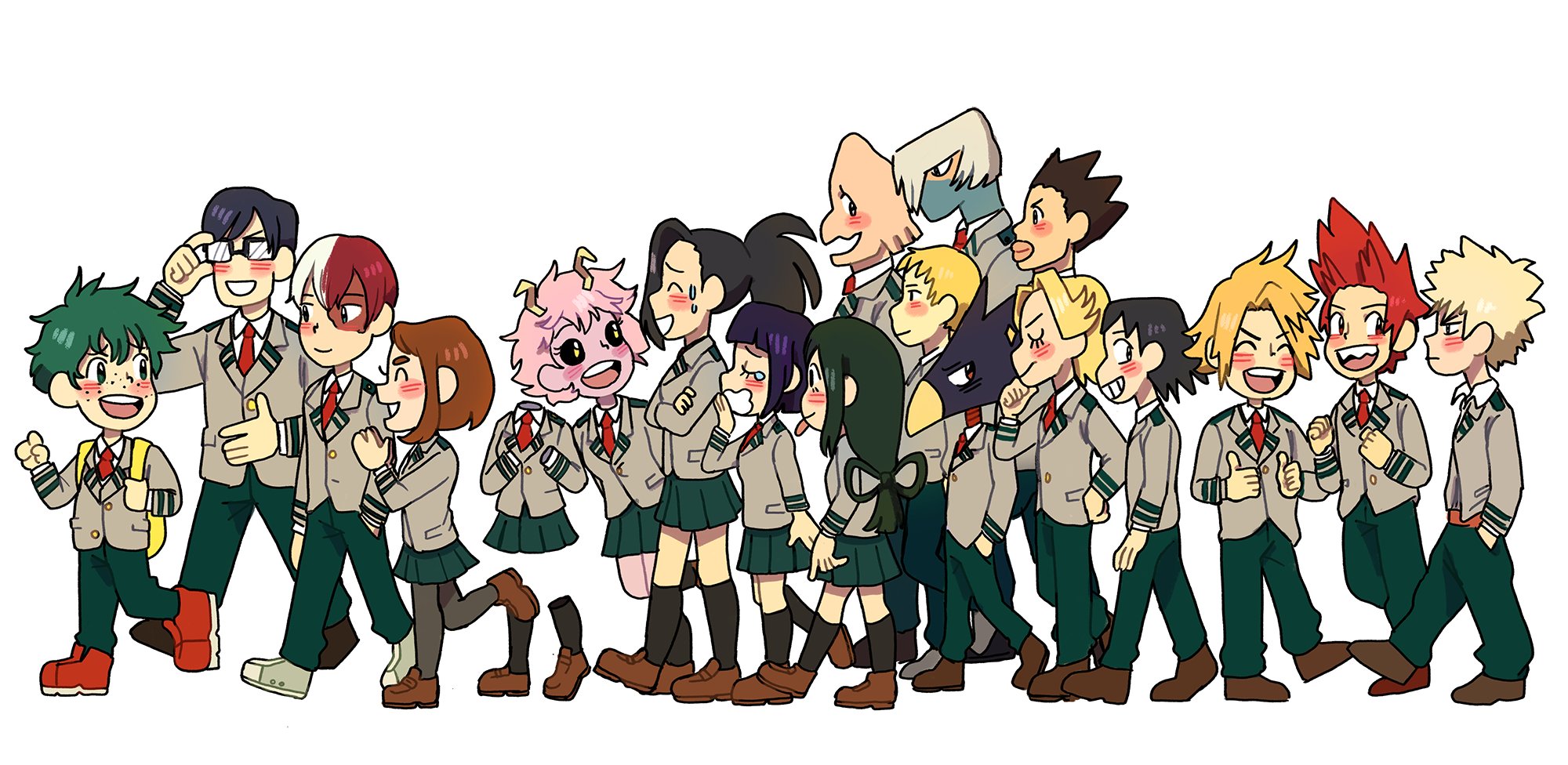 My Hero Academia class 1-a
