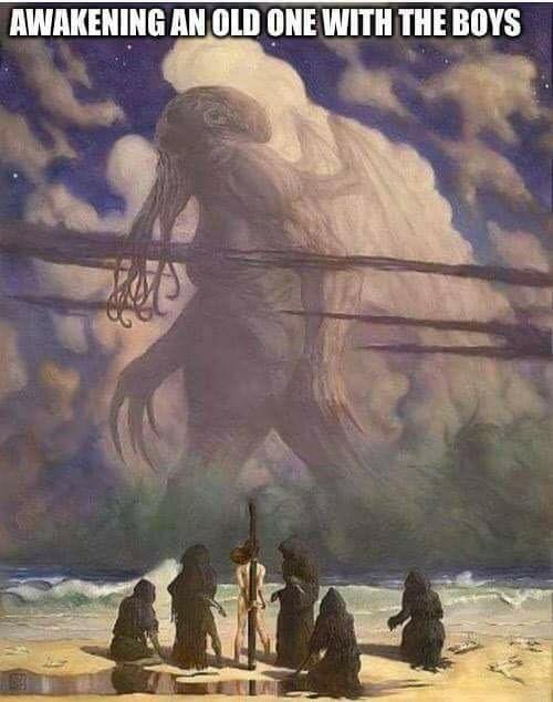 Welp, we know our plans for the weekend... #HPLovecraft #Cthulhu
