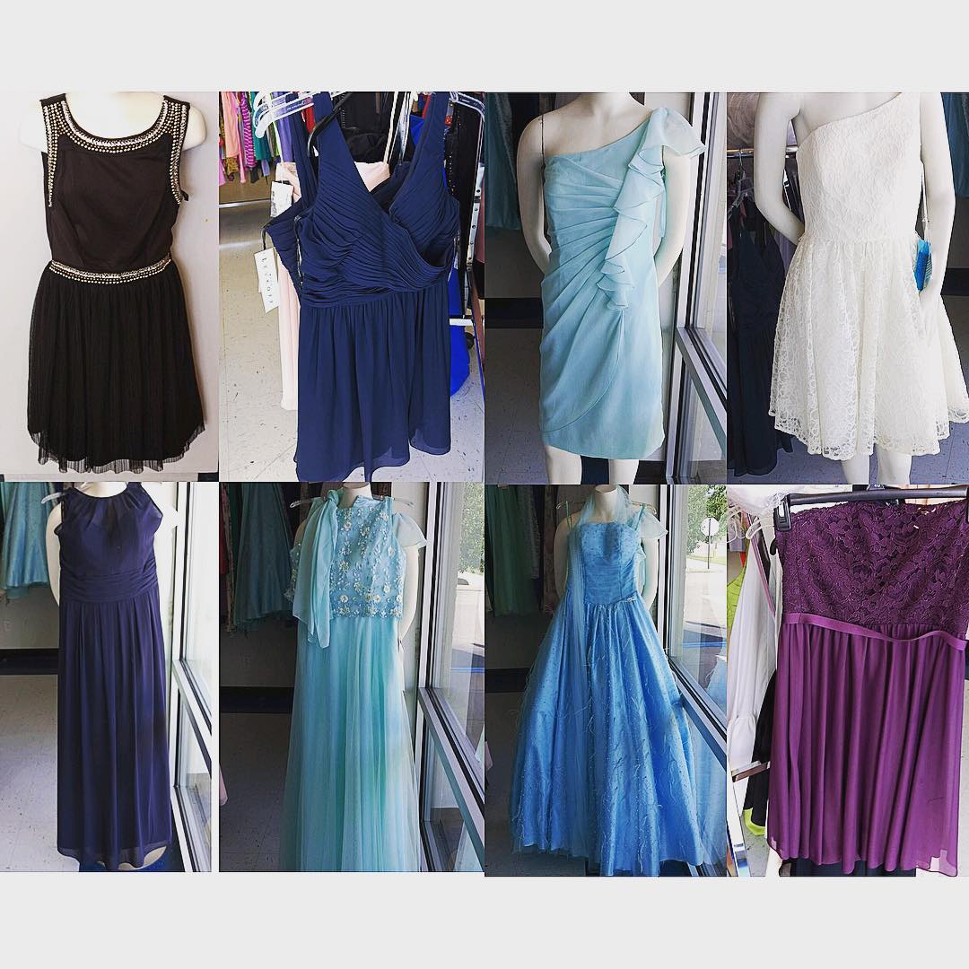 GoodwillSummit's tweet photo. Our focal point for this week's #FridayFinds are these beautiful gowns, many w/ the tags still on! #ElizabethMichael #Vienna #GoodwillFinds https://t.co/qBvwWX8M0u