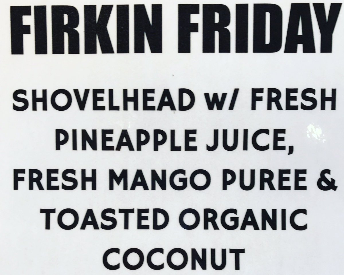 Firkin Friday! #unrulybrewing #firkinfriday