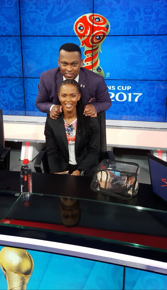 robertmarawa's tweet photo. This @Amanda_Dlamini9 lady is a brilliant analyst!!! Damn!!! 👌👌
#TheGreat 
#ConfedCup2017 https://t.co/Sqv7F0kSxR