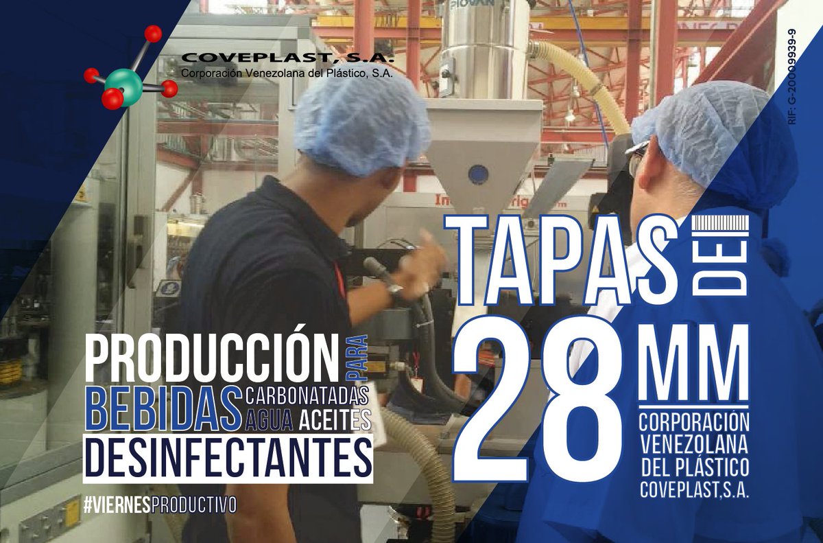 COVEPLAST's tweet photo. Coveplast con "V" de Venezuela" ¡Que siga la Revolución Obrera! @MinPPIBES @JAriasPalacio @Anuneznieves @NicolasMaduro @VPEconomiaVzla https://t.co/f4kt1XzZ1K