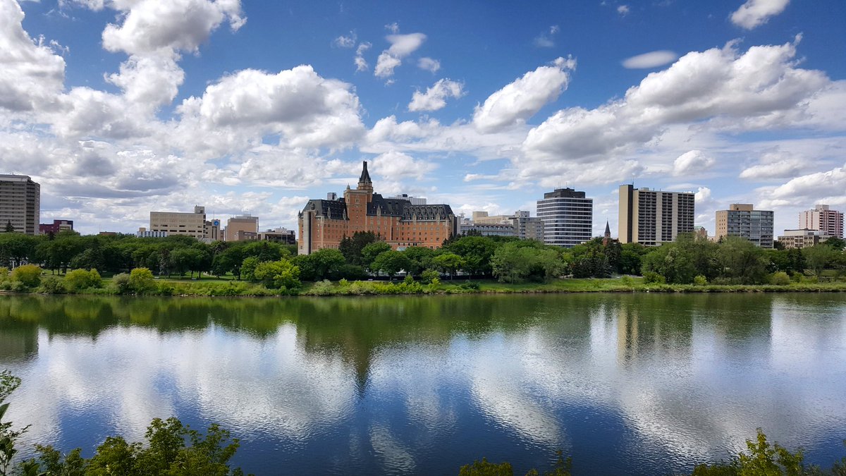 jackiephat's tweet photo. When your son snaps a beauty of #yxe. https://t.co/X5bhmzU157