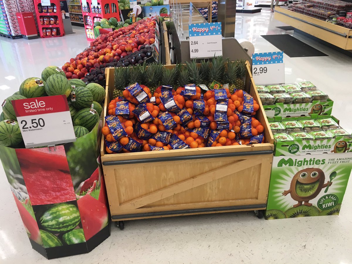Produce department getting in on the action!