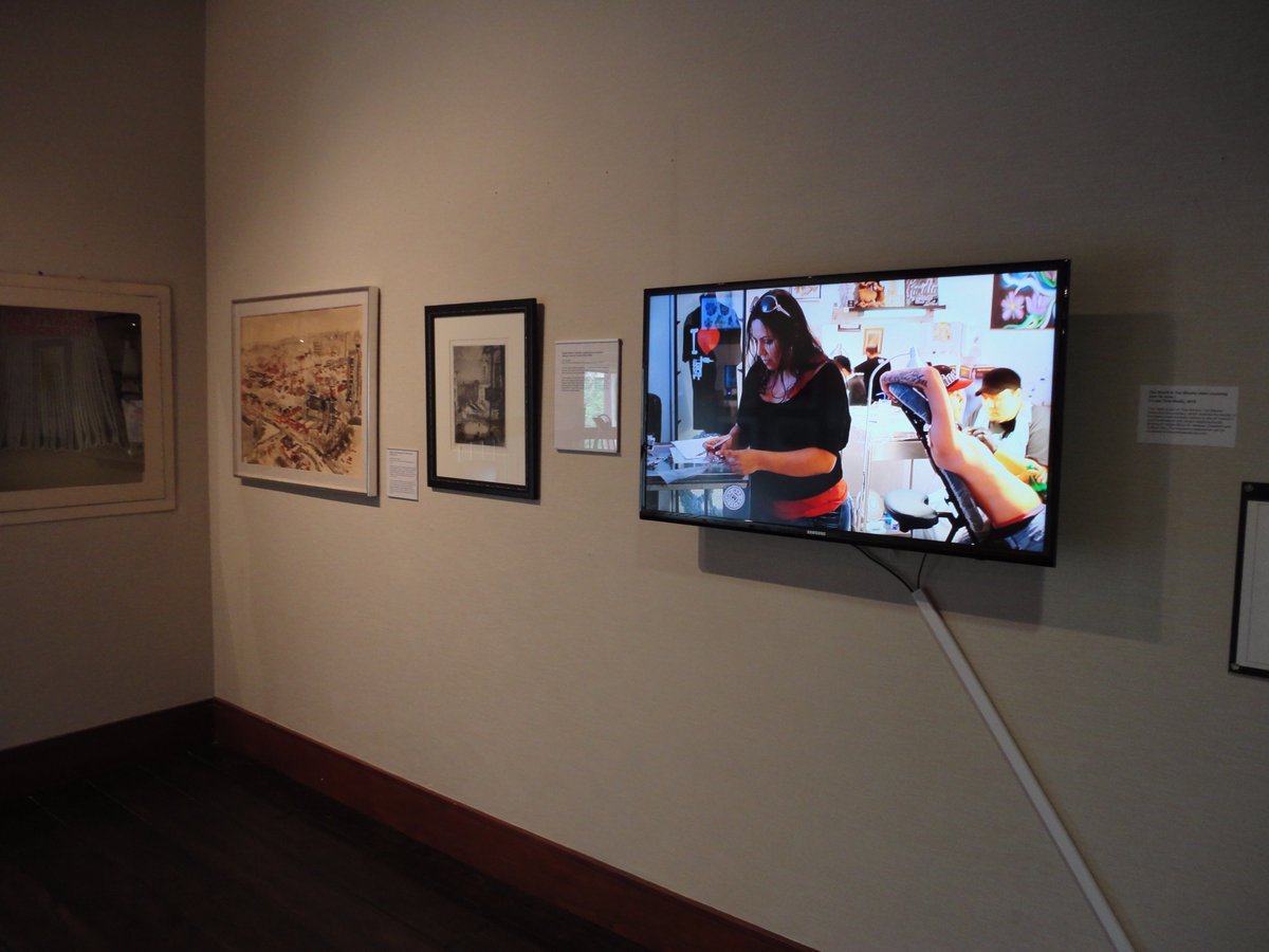 losttimemedia's tweet photo. 2 weeks left to check out the stellar "Settling in Toronto" exhibit @MarketGalleryTO—above the main entrance of @StLawrenceMkt #TenBlocksDoc https://t.co/8Jl6mNqfMB