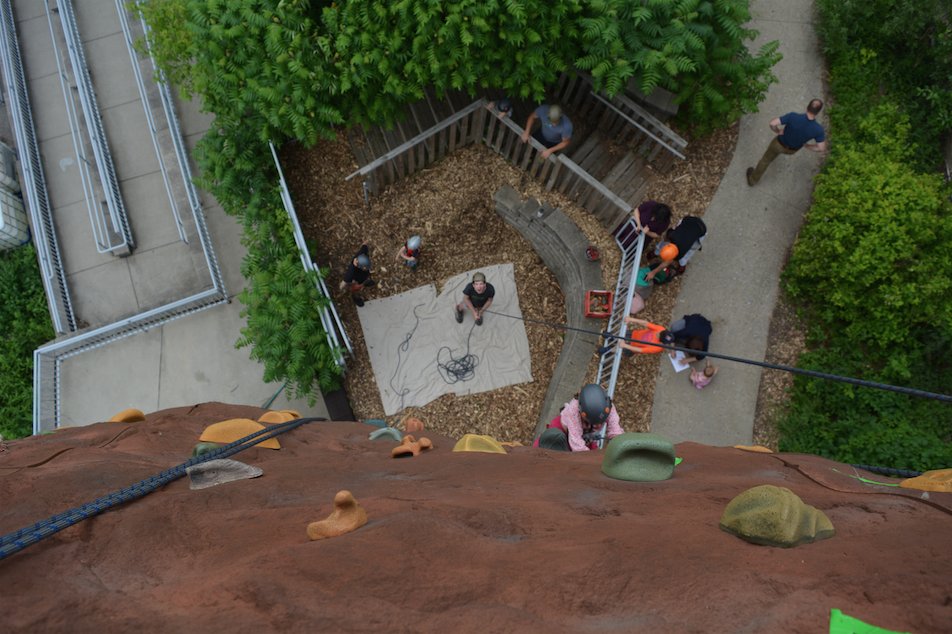 urbanecology's tweet photo. Curious about rock climbing? The next Free Open Climb is this Sunday, 2:00 PM - 4:00 PM at UEC - Riverside Park! #myuec #openclimb https://t.co/WQhgnt0HwJ