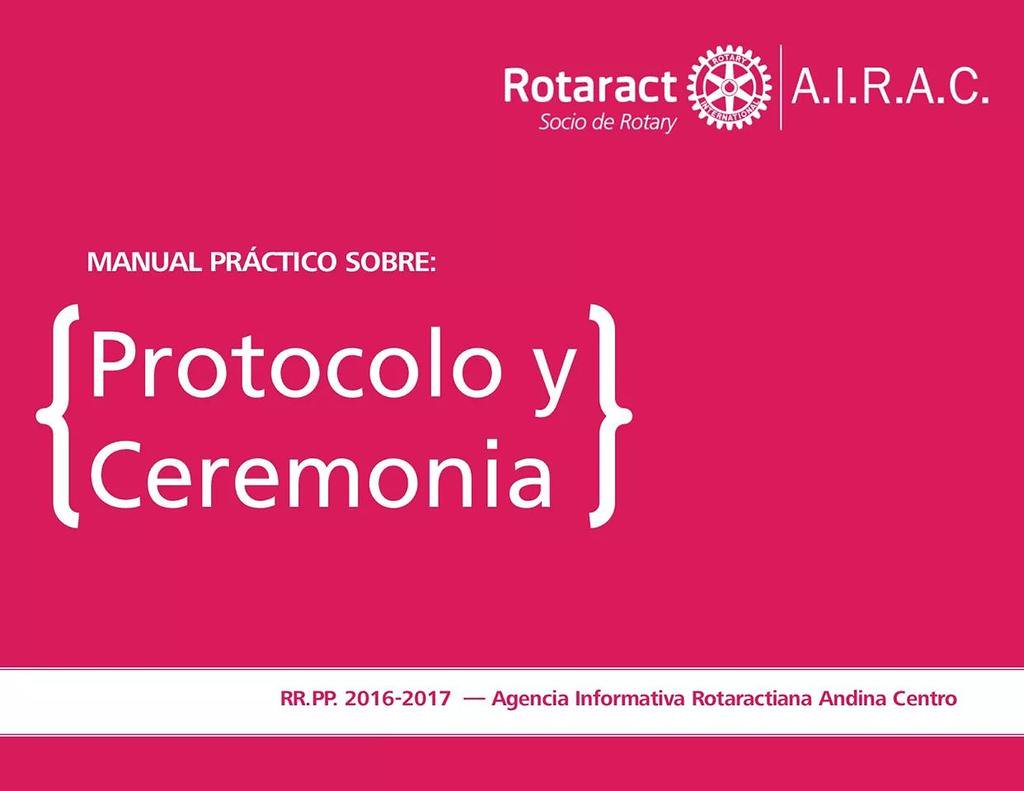airac_rotaract's tweet photo. Manual de Protocolo y Macería.

Pueden descargar el manual desde el centro de documentación:
https://t.co/xsznwdPhPL https://t.co/yjwa0t2S6M