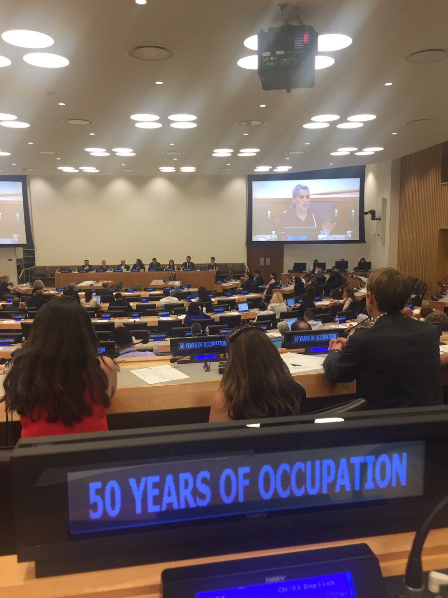 nadiaby's tweet photo. @DalitBaum of @afsc_org at #UNForum discussing anti-#BDS measures around the US #righttoboycott #50YearsofOccupation https://t.co/iWHA54cXoZ