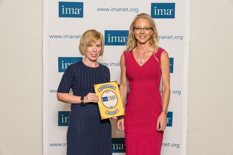 LmbookCMA's tweet photo. Thanks to @IMA_News for recognizing Louisville IMA chapter receiving banner award in Stevenson Div for 2016/17 at #IMA17ACE awards luncheon! https://t.co/j8Tc1Pn1GO