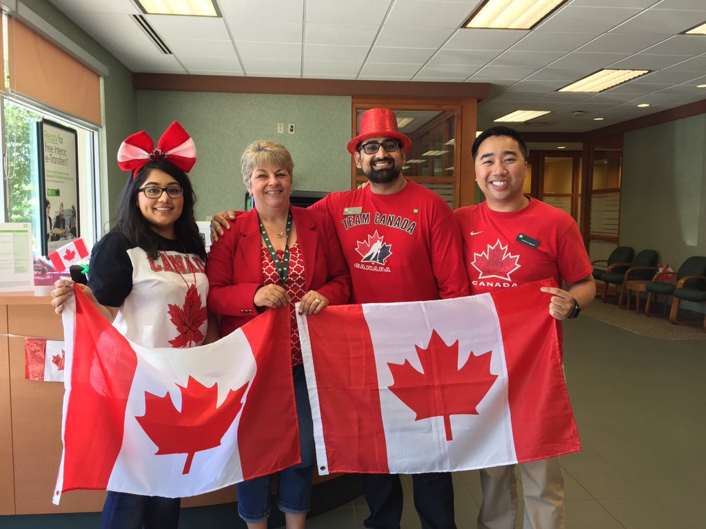 Happy 150th Canada from Fraser Heights TD @kris_bystrowski <a href="/BruceGray_TD/">Bruce Gray</a>