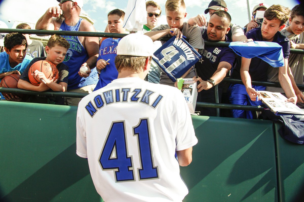 dallasmavs's tweet photo. Last week, Dallas’ brightest stars took part in America’s pastime for #DirksHeroes17!

Check out the gallery: https://t.co/x005CofuQ9 https://t.co/wH0MujKkRc