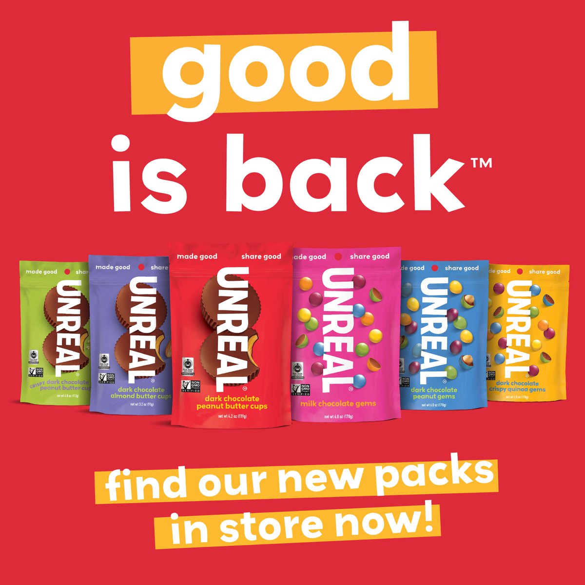 unrealsnacks's tweet image. it&apos;s all real, and it&apos;s all good 🙏
#getunreal #goodisback