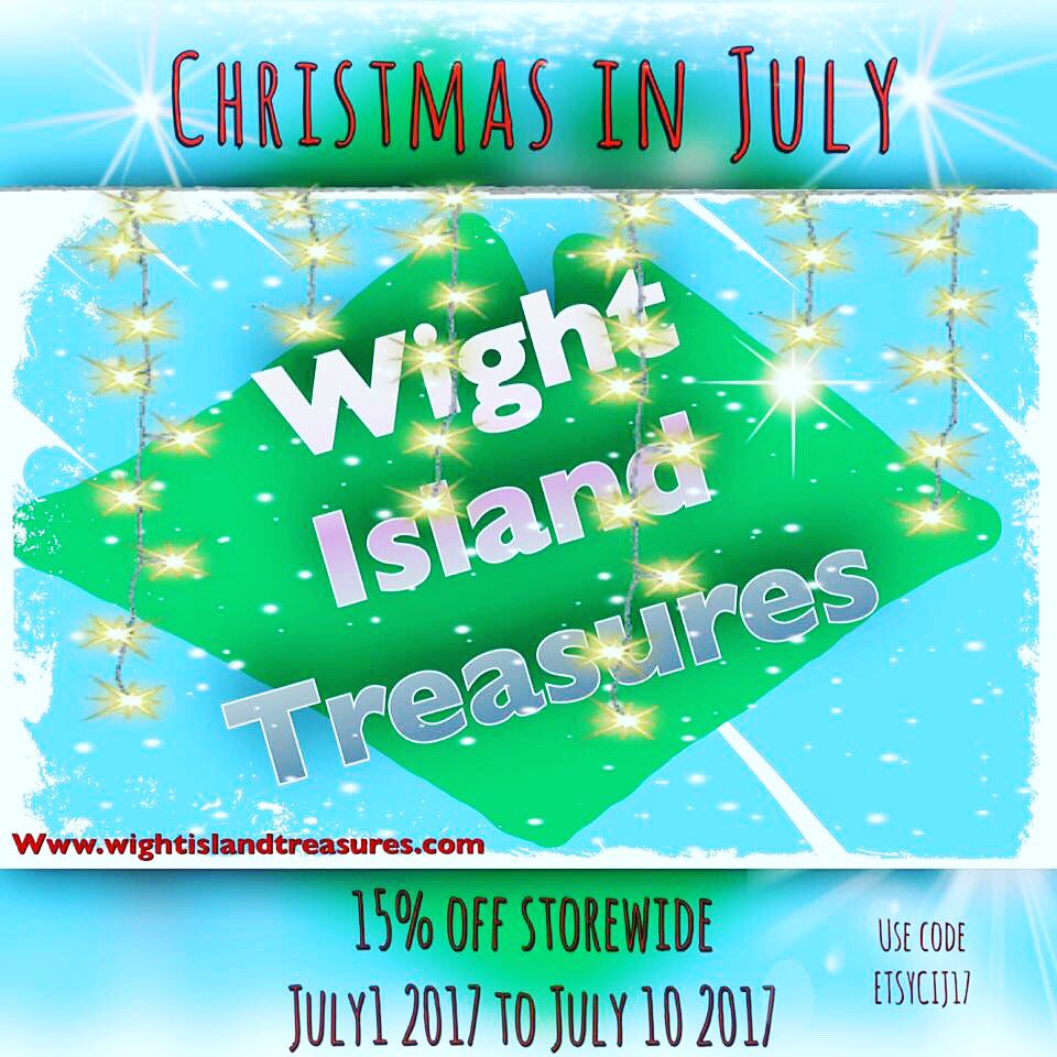 emma_booth85's tweet photo. GO GO GO!! #Etsy #ChristmasinJuly #sale is now on! Click www.wightislandtreasures and enter code at the checkout to receive 15% off!! https://t.co/Z5JuqadeUC