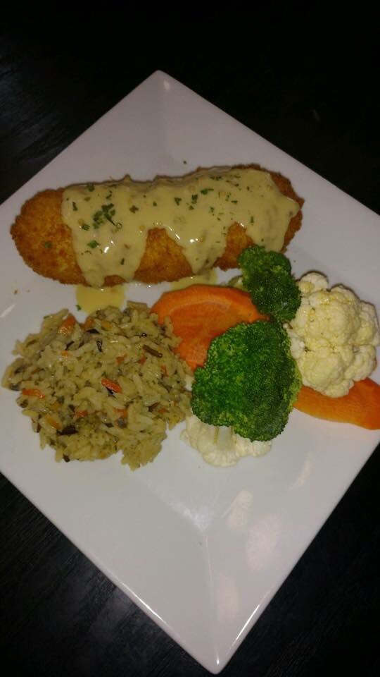 Friday night dinner special Chicken Cordon Bleu!