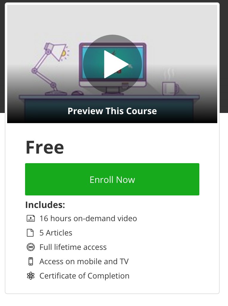 java's tweet image. Free #Java tutorial for complete beginners

udemy.com/java-tutorial/…
