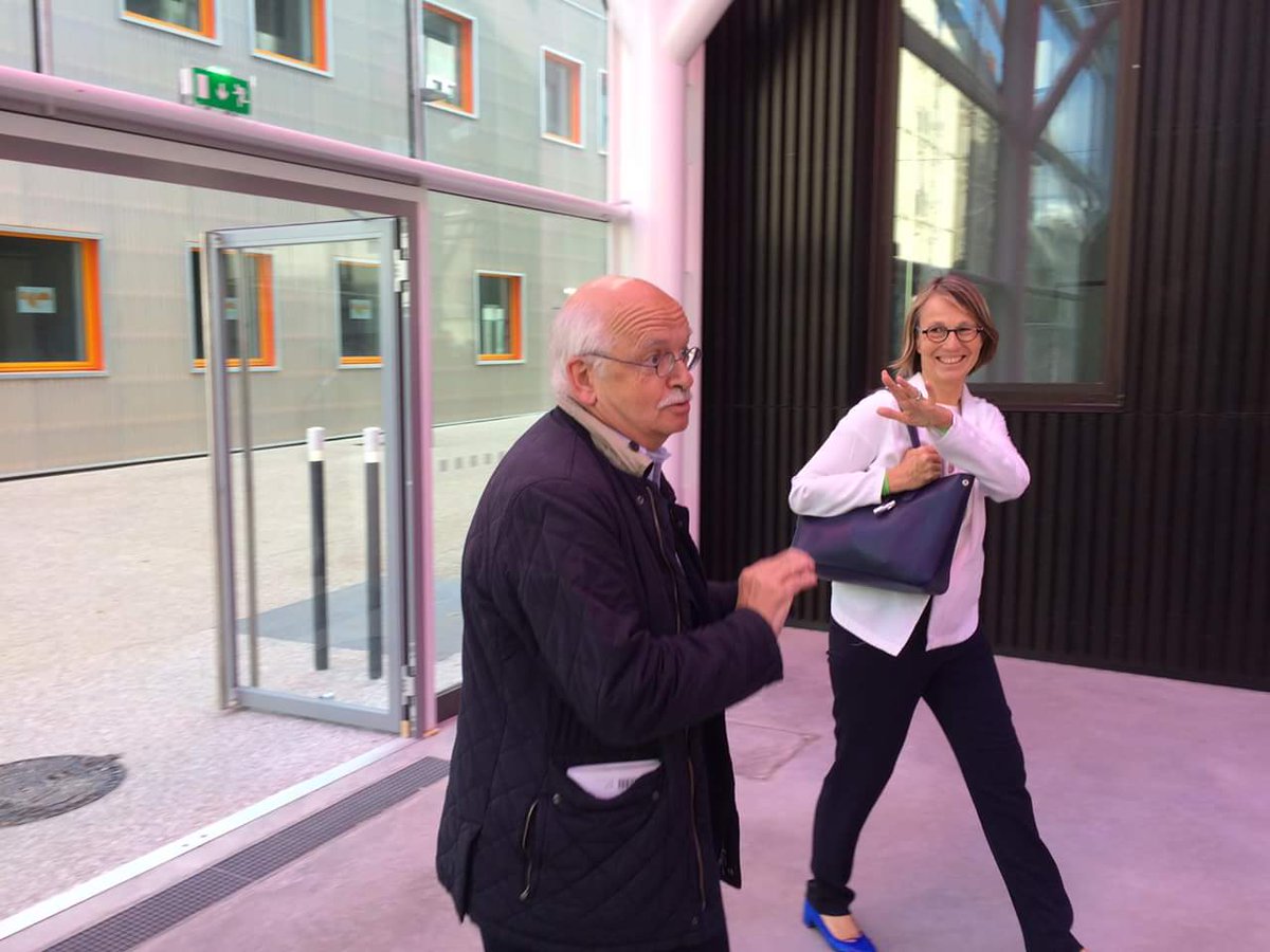 ÉVÉNEMENT LIVE | Invités au Séminaire gouvernemental à @AllianceArtem, Thomas Pesquet et Erik Orsena.
(Crédit photos : @Grand_Nancy)