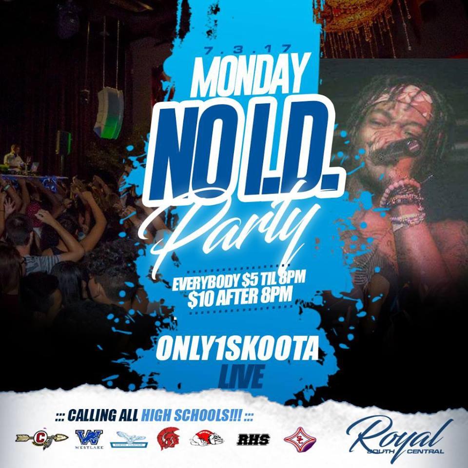 Keemo_thedj's tweet photo. @only1skoota Performing LIVE ! Don't wanna miss this ! Beat him there @royalsouthcentral #SoufSide Pull up Monday night ! https://t.co/dQRbdoZu1O