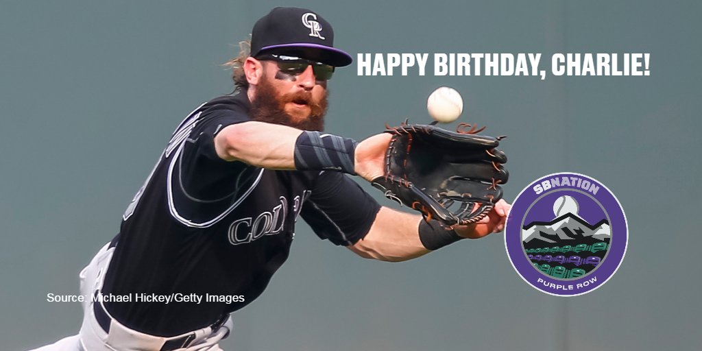 Happy 31st birthday to OF Charlie Blackmon 