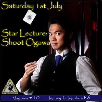 MahatmaMagic's tweet photo. Our Star Lecture by Shoot Ogawa is 8pm tomorrow night at The Packet Steamer, L30 7PT. Visiting magicians welcome! https://t.co/Yz0DlAIpGp