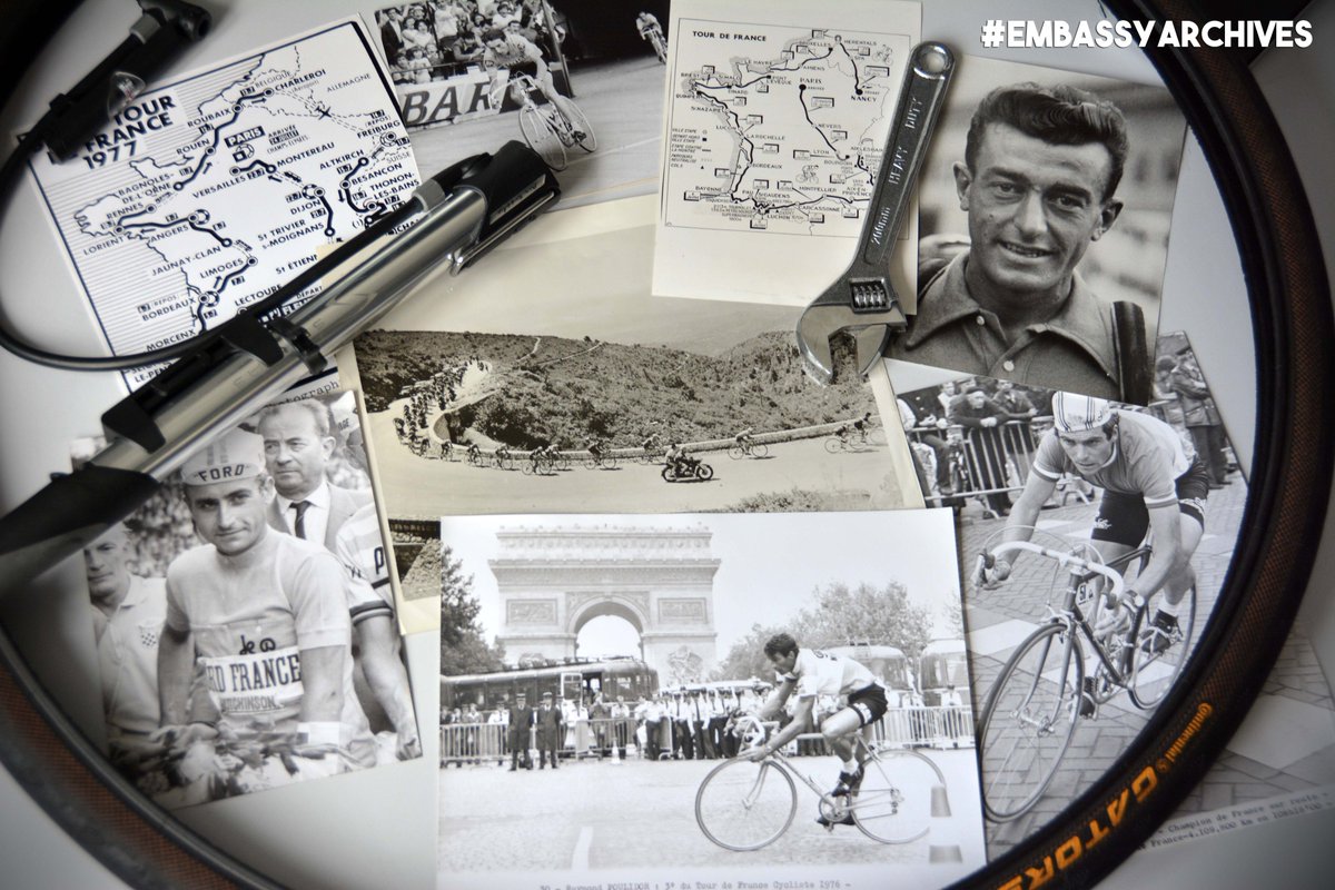 .@LeTour de France 2017 starts tomorrow! To celebrate, we dug into our old photos of the prestigious race! #EmbassyArchives #TDF2017