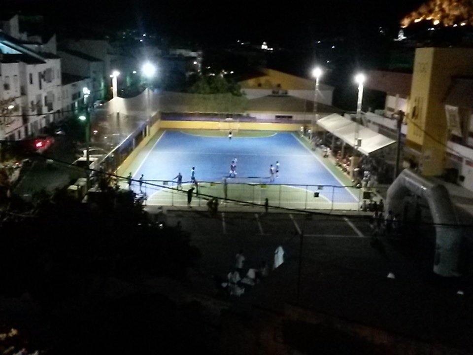 AtcoFutsal's tweet photo. Ya está en marcha la XXXV Maratón Futbol Sala Ubrique. #VamosAtletico 💙💪 https://t.co/lKUmWYB1um