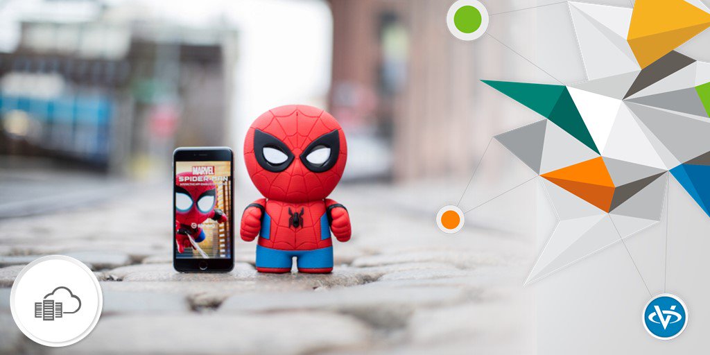 flexential's tweet photo. Have you heard about the new #SpiderMan toy from our friends @Sphero? It's certified for security by @AppliedTrust. https://t.co/eQKFrVUNvj https://t.co/eyFy3pgQN4