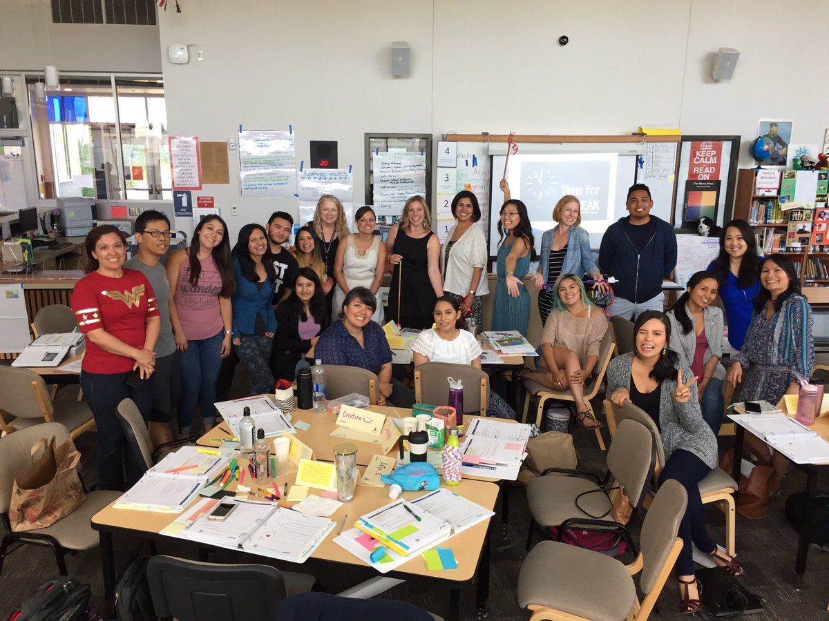 nkallmes's tweet photo. What an amazing @OCDEProjectGLAD week w/ the Bilingual Teaching Fellows! Can't wait for you all to be #duallanguage teachers! #WeAreHighline https://t.co/pNORTmk5x6
