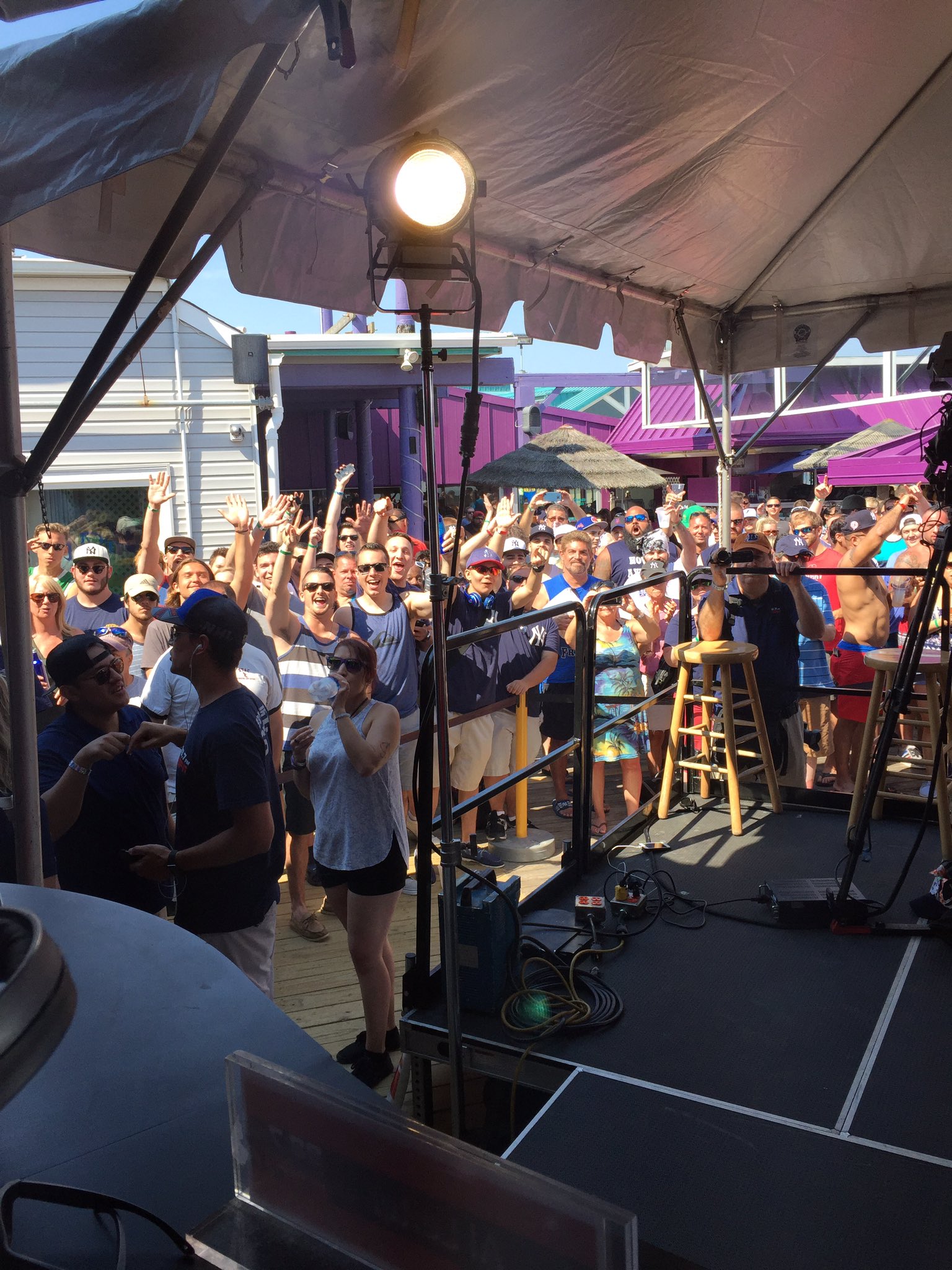 Michael Kay on Twitter "At the 98.7 ESPN Beach Bash. Awesome crowd