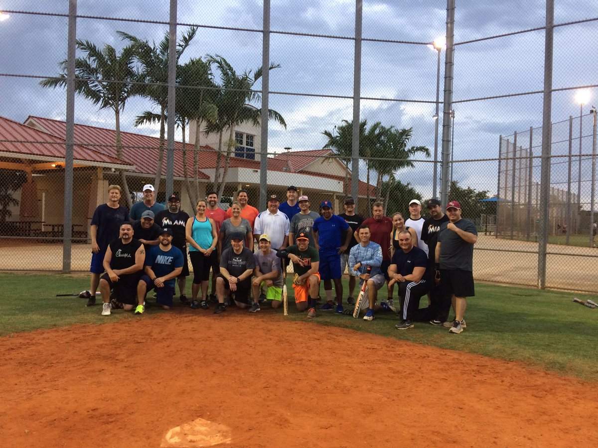 Good times at the LP vs Field Ops team Softball game in Boca Raton. Had a blast!!#sharecare